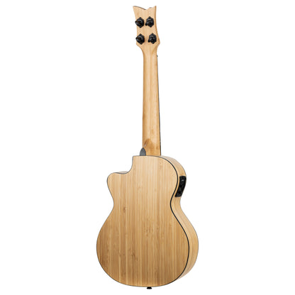 ORTEGA Bamboo Series Tenor Ukulele 4 String - Solid Bamboo Natural + Bag