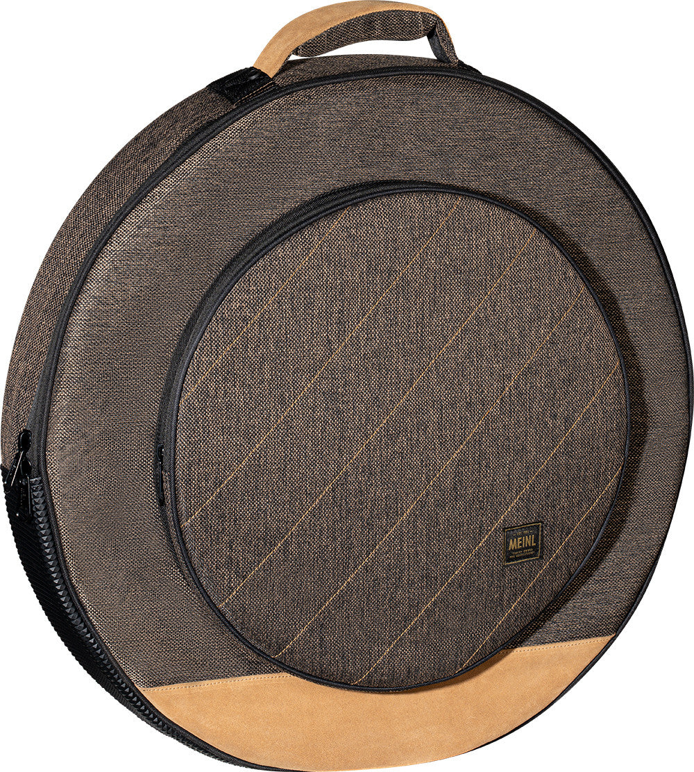 MEINL Cymbals Classic Woven Cymbal Bag - 22” Mocha Tweed