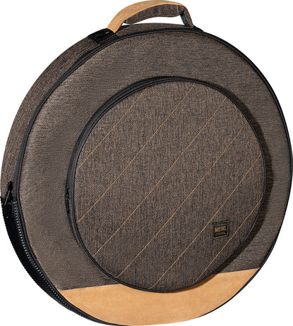 MEINL Cymbals Classic Woven Cymbal Bag - 22” Mocha Tweed