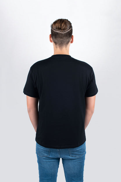 Tama t-shirt in black with Jolly Roger frontprint