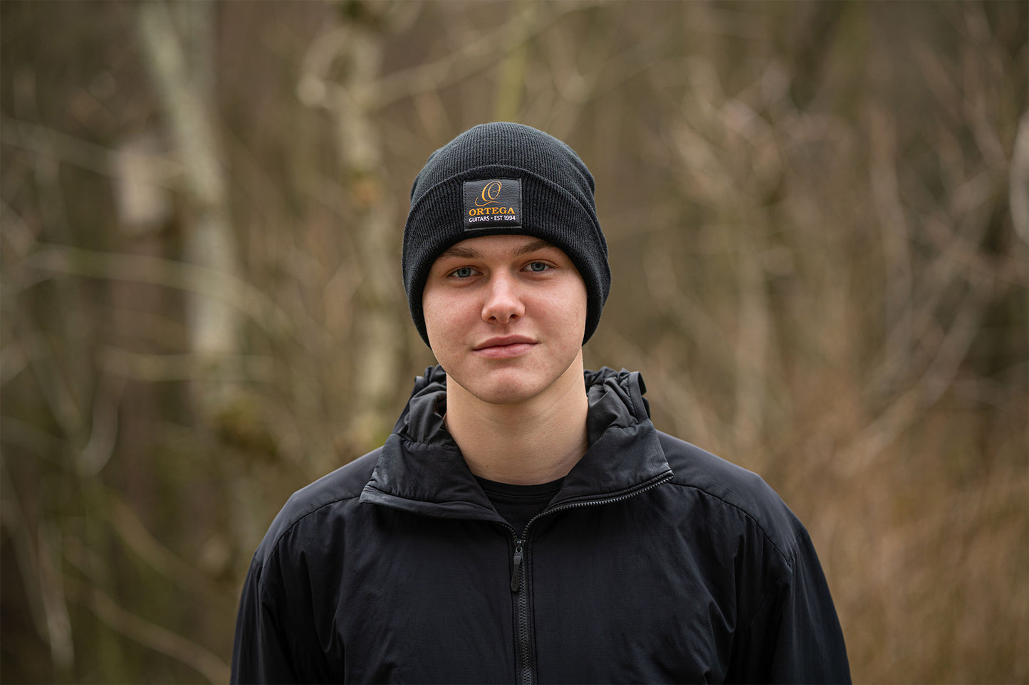 ORTEGA Beanie mit Ortega Logo - schwarz