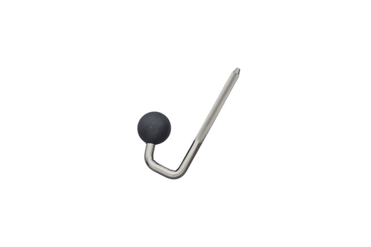 TAMA J Shaped Omni-Ball Rod for MC69 - Smoked Black Nickel