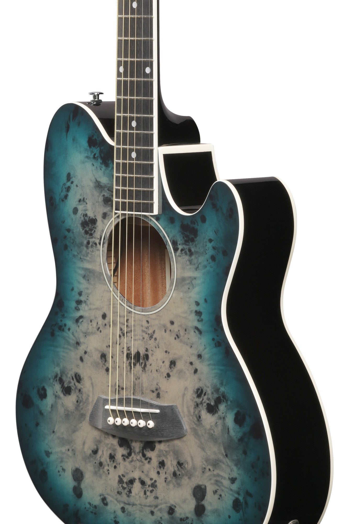 IBANEZ Talman Acoustic Guitar 6-String - Cosmic Blue Starburst High Gloss