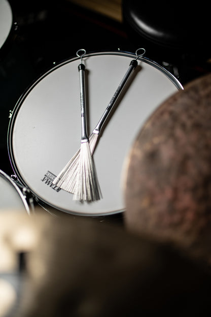 MEINL Stick & Brush Vintage Wire Brush - 0.013" Wire Abstand