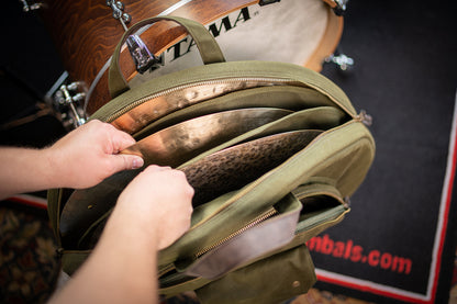 MEINL Cymbals Canvas Collection Cymbal Bag 22" - Forest Green