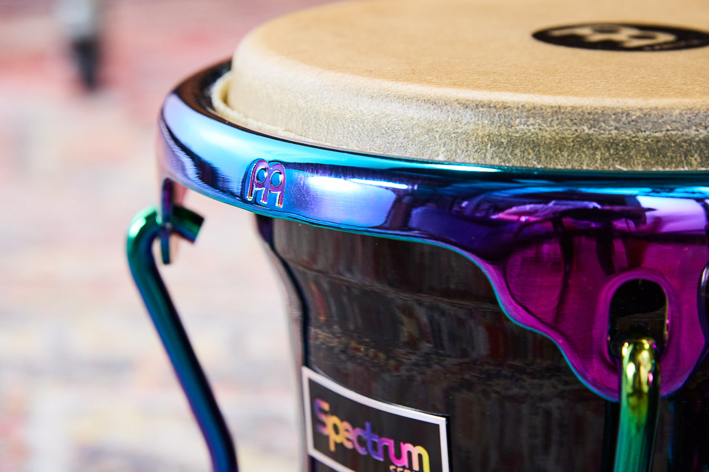 MEINL Percussion Marathon Spectrum Series Bongo 7" Macho &  8 1/2" Hembra - Phantom Black