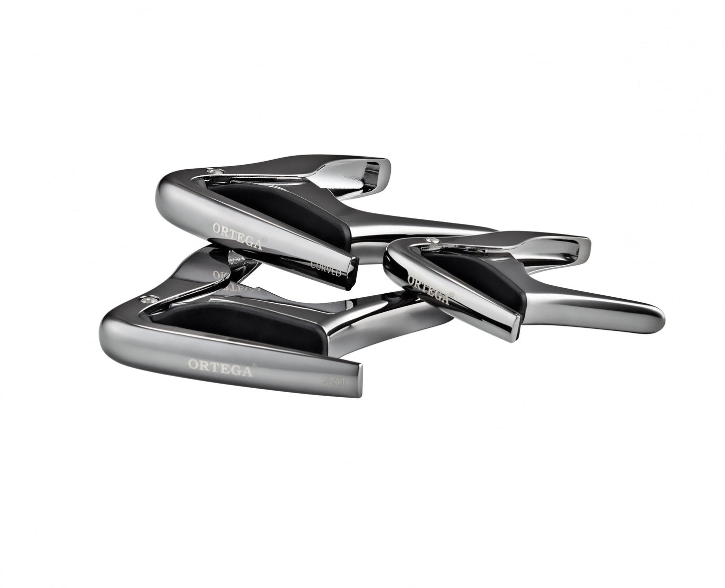 ORTEGA Ukulele Capo - Black Chrome