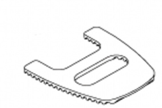 TAMA Rubber Plate Heel Side for HP300, HP300TW, HP310LW, HP200P, HP600DTW, HP30, HP30TW