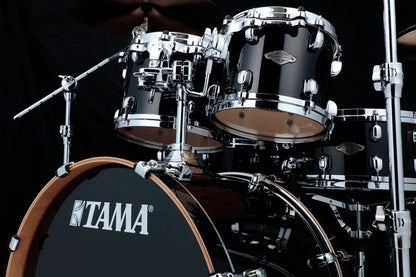 TAMA Starclassic Performer Shell Kit 4 teilig - Piano Black/Chrom HW