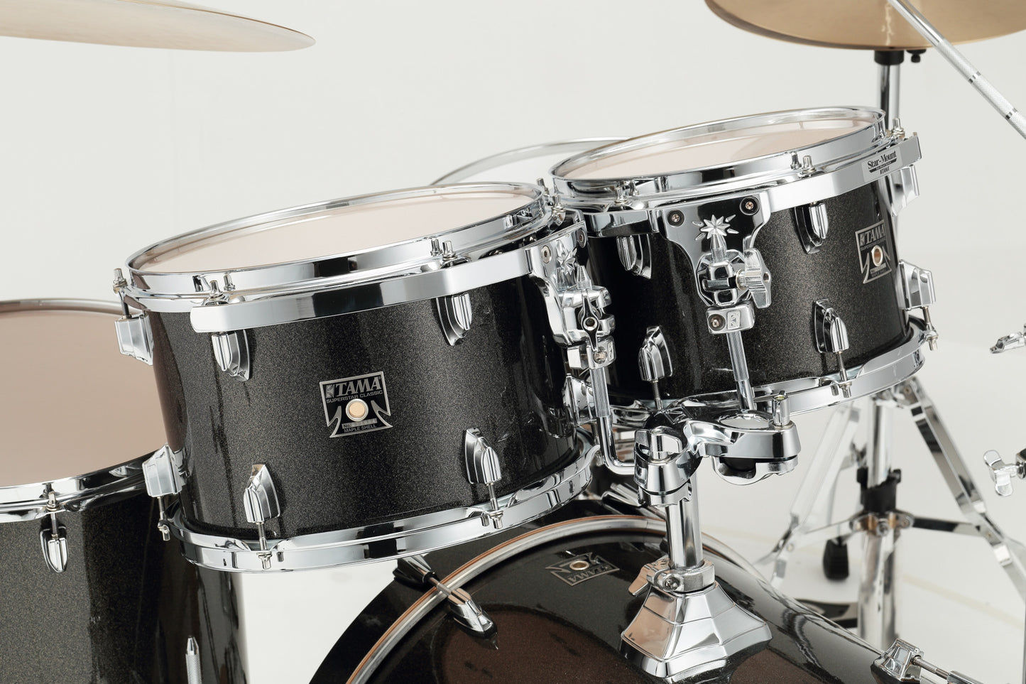 TAMA Superstar Classic Drum Set 5 pcs - Midnight Gold Sparkle/Chrome HW + SM5W Hardware Kit
