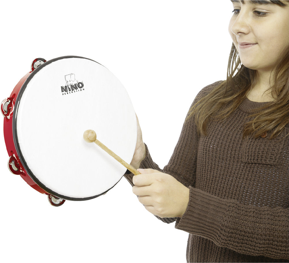 NINO Percussion Molded ABS Tambourine - 10"