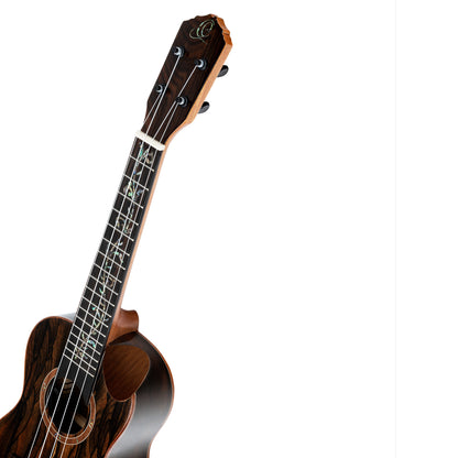 ORTEGA Elite Serie Konzert Ukulele 4 String - Solid Ziricote Natural + Bag