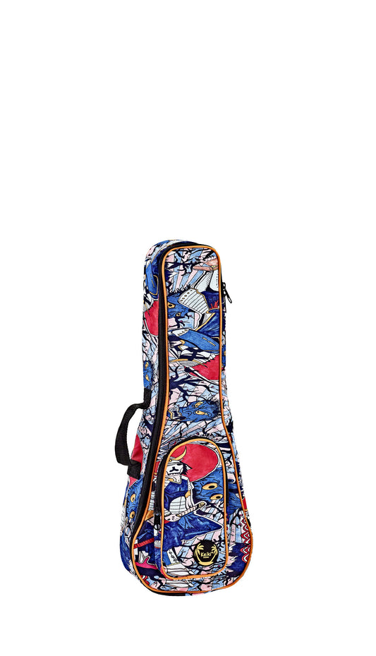 KEIKI Designer Serie Konzert Ukulele Bag - Samurai