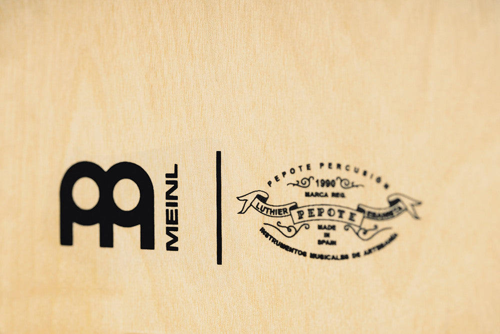 MEINL Percussion Artisan Edition Series String Cajon Tango Line - Grey Eucalyptus