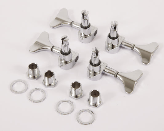 IBANEZ bass machine head tuner set - 2 x left/2 x right - chrome