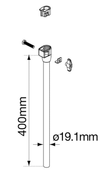 TAMA Center Tube Assembly for HC03W