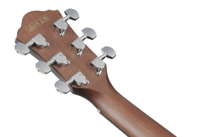 IBANEZ AEWC Acoustic Guitar 6-String - Transparent Blue Sunburst Top & Natural High Gloss Back & Side