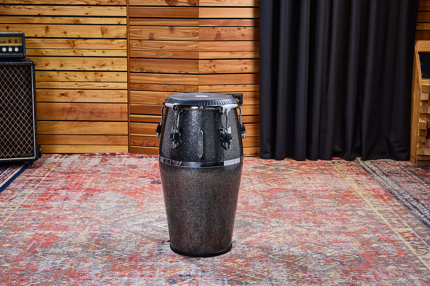 MEINL Percussion Artist Series Diego Galé Quinto 11"/REMO® Black Calfskin Skyndeep Heads - Midnight Star