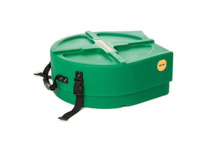 HARDCASE Snare Case 14" (5“ – 8“) - Dark Green / komplett gepolstert