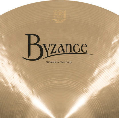 MEINL Cymbals Byzance Traditional Medium Thin Crash - 18"
