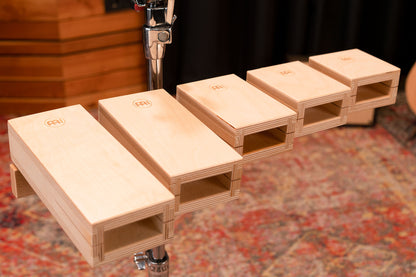MEINL Percussion Wood Temple Block Set