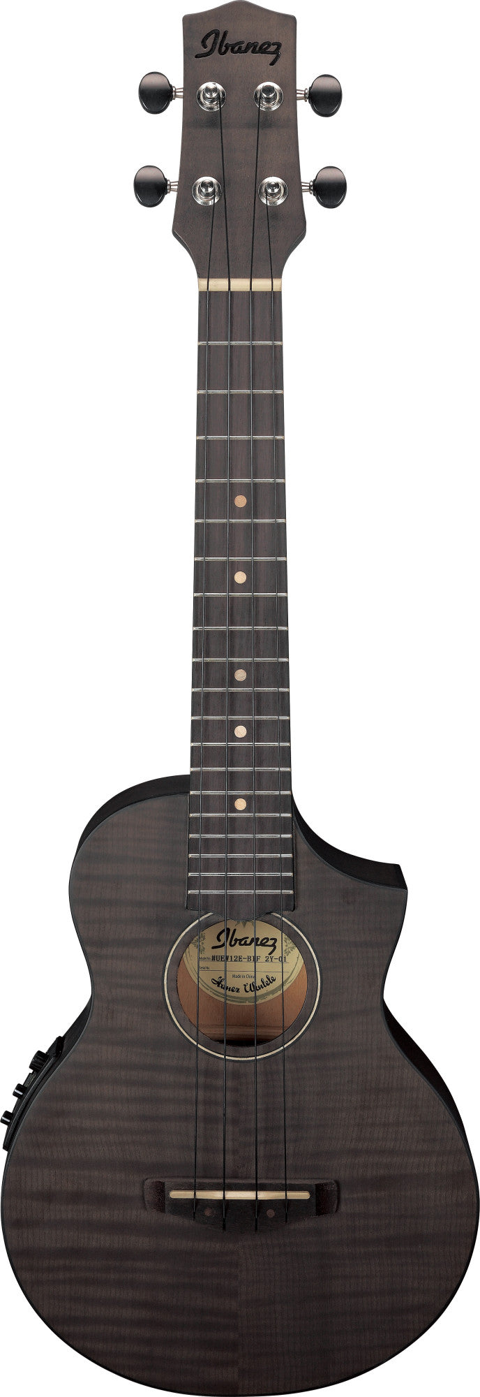 IBANEZ UEW Concert Ukulele 4-String - Black Ice Flat
