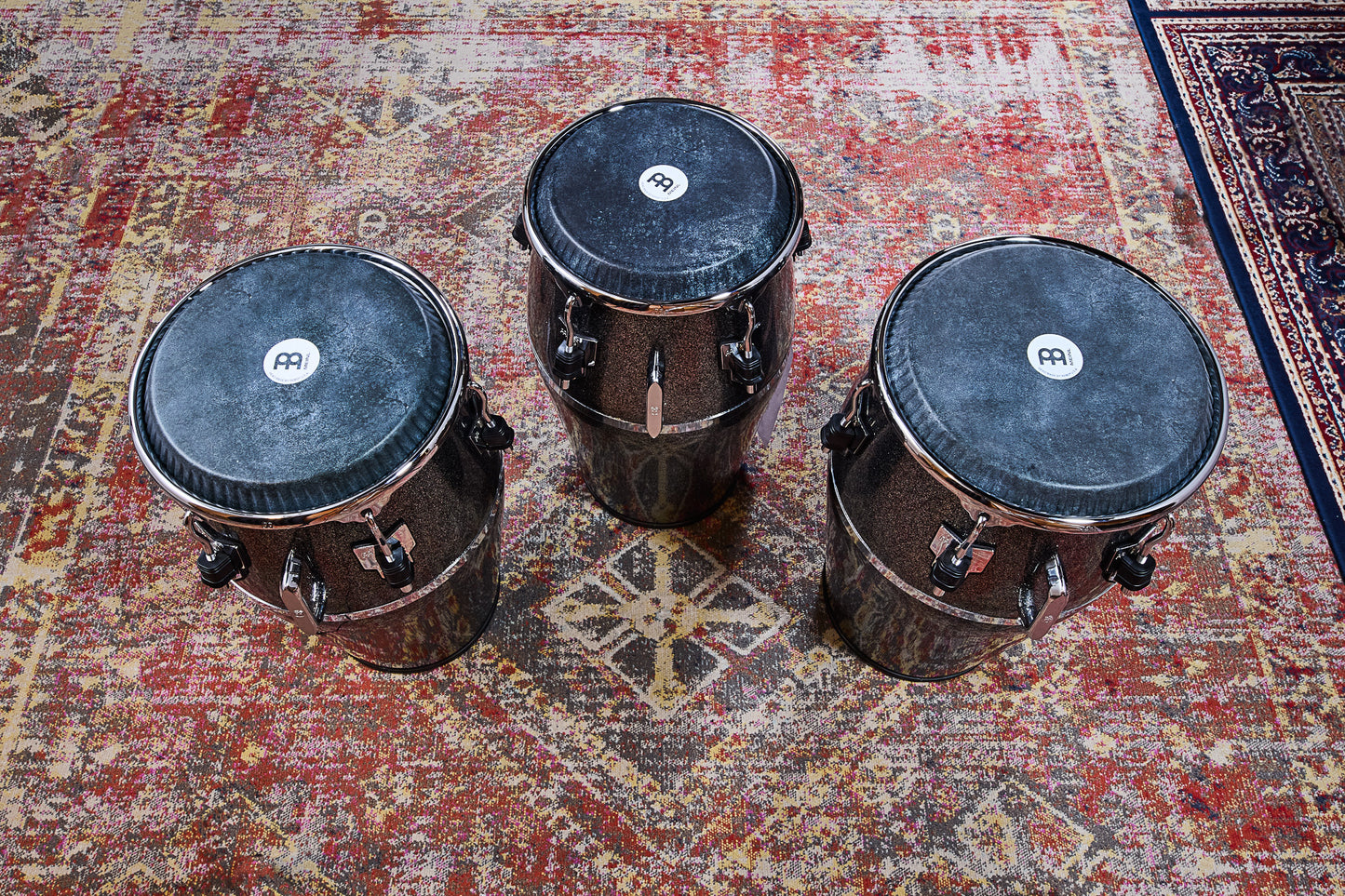 MEINL Percussion Artist Series Diego Galé Quinto 11"/REMO® Black Calfskin Skyndeep Heads - Midnight Star