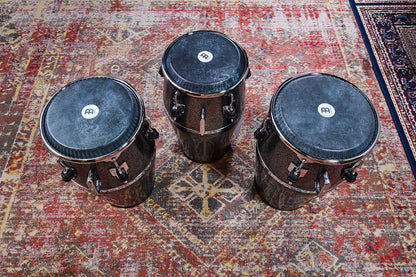 MEINL Percussion Artist Series Diego Galé Quinto 11"/REMO® Black Calfskin Skyndeep Heads - Midnight Star
