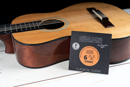 ORTEGA Custom Made Strings Authentic 1/2 Scale - Classical Guitar 6 String