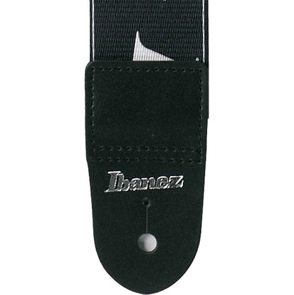 IBANEZ Design Strap - Black/White Logos