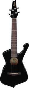 IBANEZ Iceman Tenor Ukulele 4-String - Black High Gloss + Gig Bag