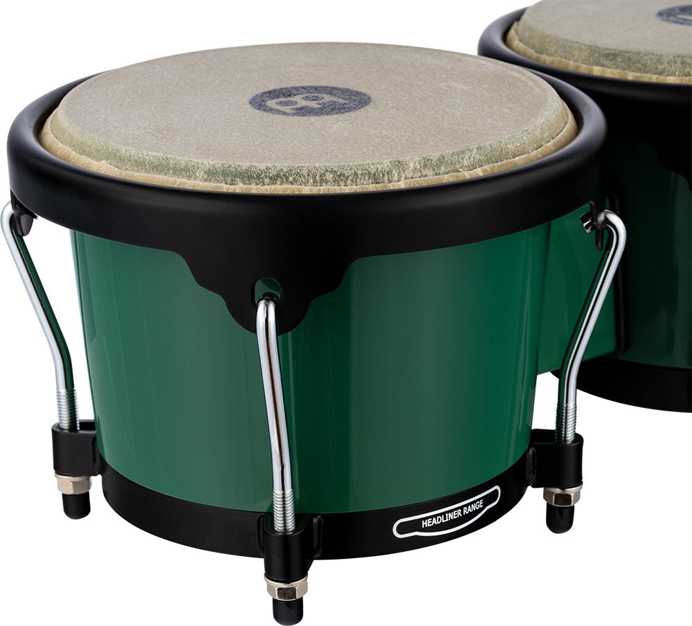MEINL Percussion Journey Series Bongo 6 1/2" Macho & 7 1/2" Hembra - Forest Green