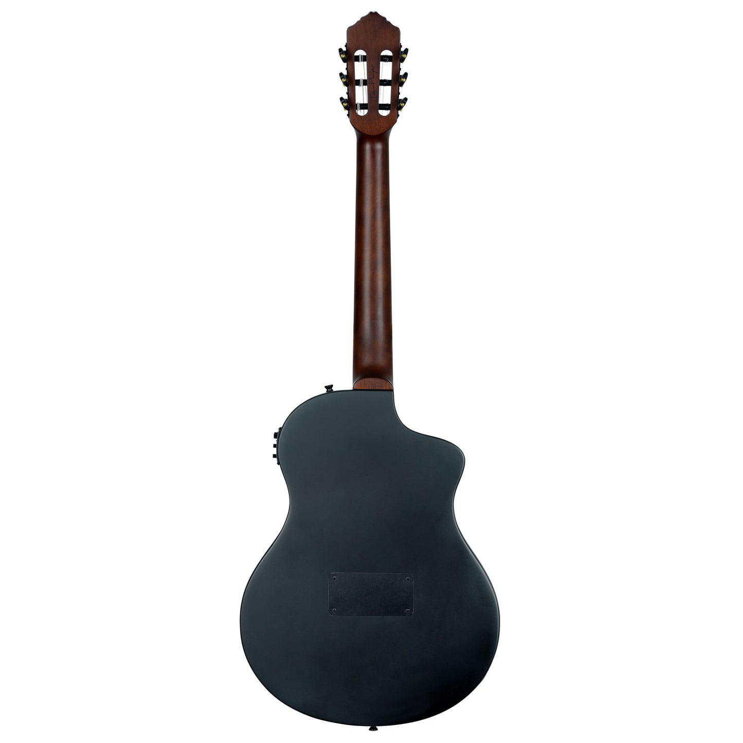 ORTEGA TourPlayer DeLuxe Nylon String Guitar 6-String Lefty - Spruce Black + Gig Bag