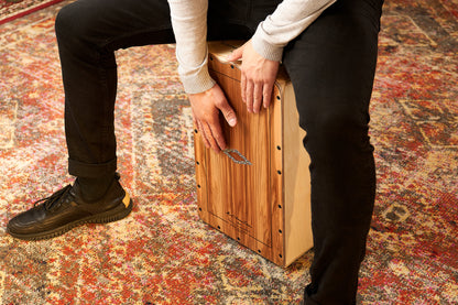 MEINL Percussion Artisan Edition Series String Cajon Seguiriya Line - Indian Heartwood