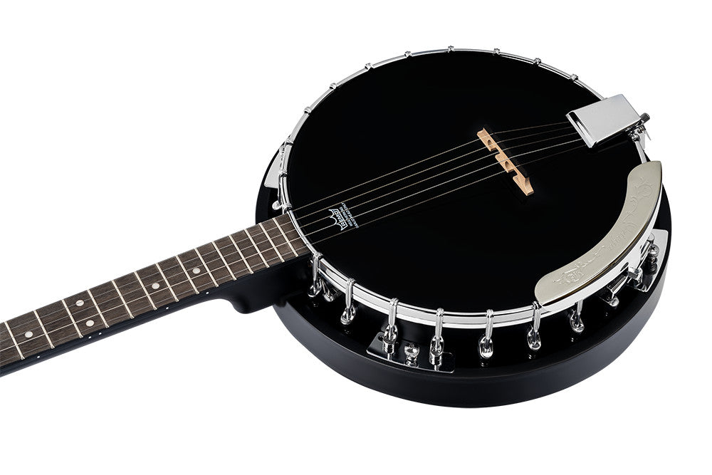 ORTEGA Raven Series Banjo 5 String - Mahogany Black + Bag