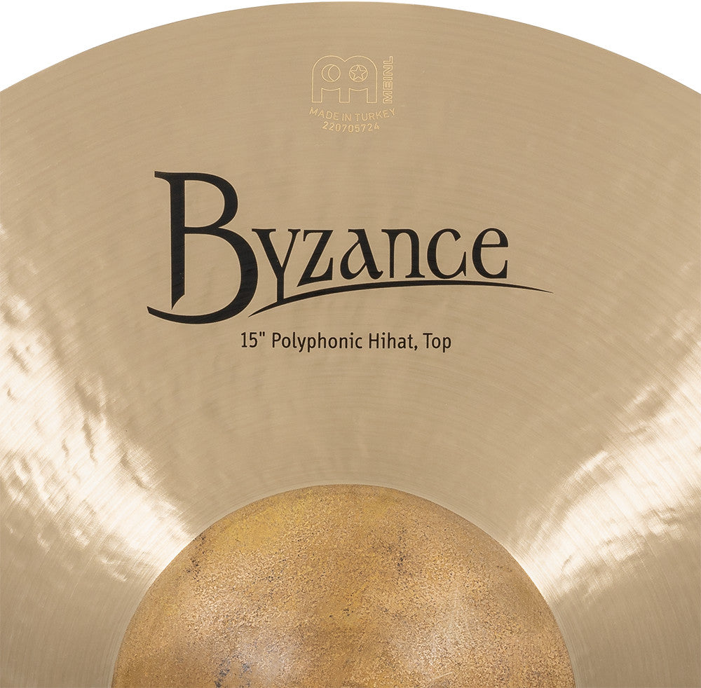 MEINL Cymbals Byzance Traditional Polyphonic HiHat - 15"