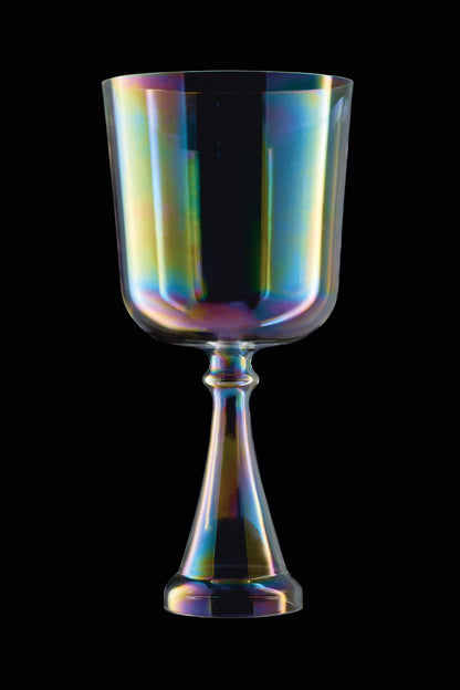 MEINL Sonic Energy Crystal Singing Chalice 7" - B3/Kronenchakra/440 Hz - transparent