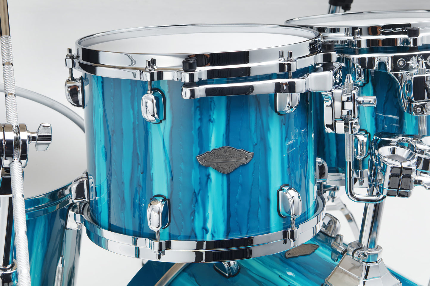 TAMA Starclassic Performer Rack Tom 8" x 7" - Sky Blue Aurora/Chrome HW