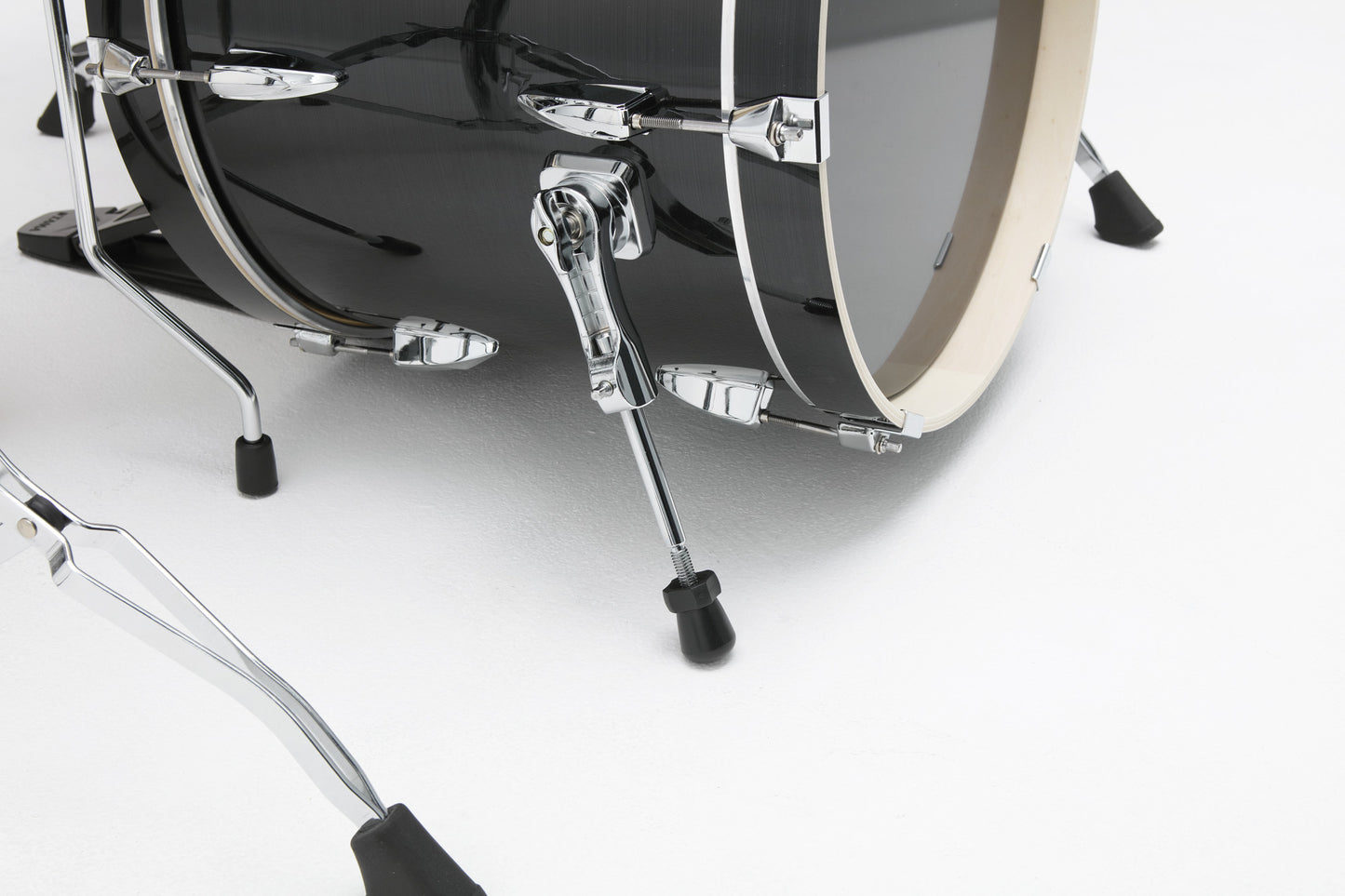 TAMA Imperialstar Drum Set 5 pcs - Hairline Black/Chrome HW + MEINL Cymbals HCS Cymbal Kit/Stage Master Double-Braced Hardware Kit