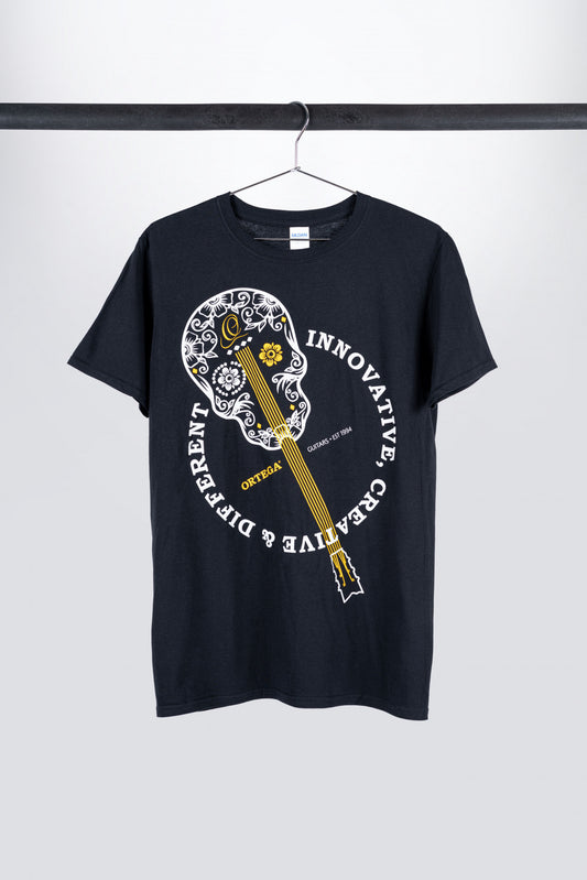 ORTEGA T-Shirt "Skull" - Black Size S
