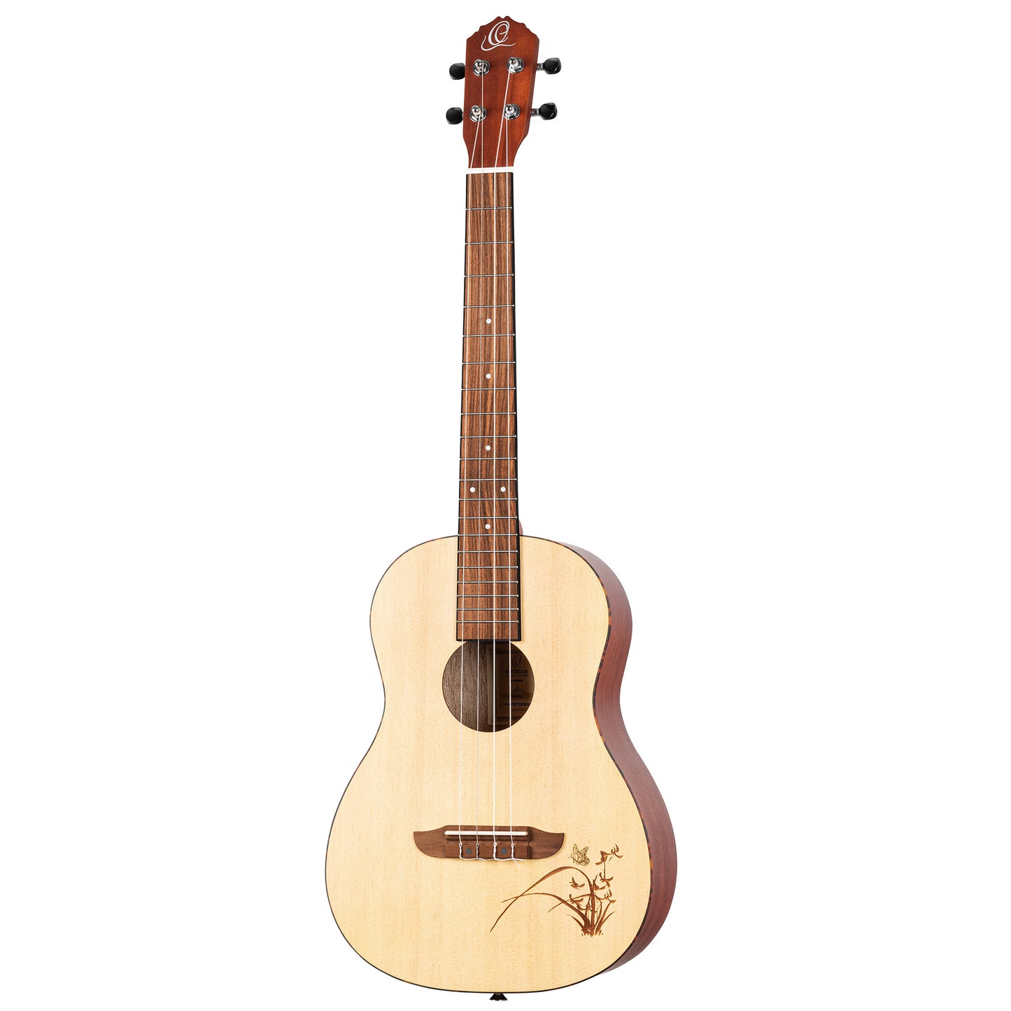 ORTEGA Bonfire Serie Bariton Ukulele 4 String - Fichte/Sapele Natur