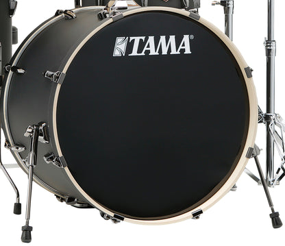TAMA Imperialstar Bass Drum 22" x 18" - Blacked Out Black/Black Nickel HW