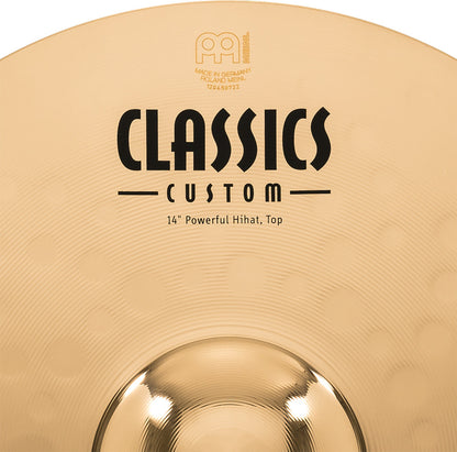 MEINL Cymbals Classic Custom Brilliant Powerful Hihat - 14"