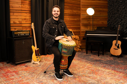 MEINL Percussion Artisan Edition Tongo Carved Djembe - 12”