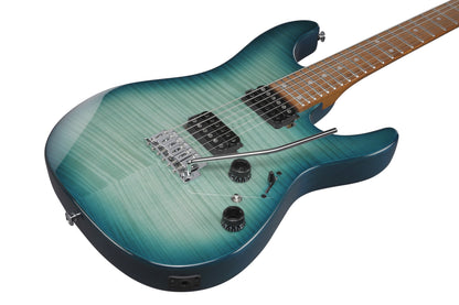 IBANEZ AZ Electric Guitar 6-String - Transparent Turquoise Burst