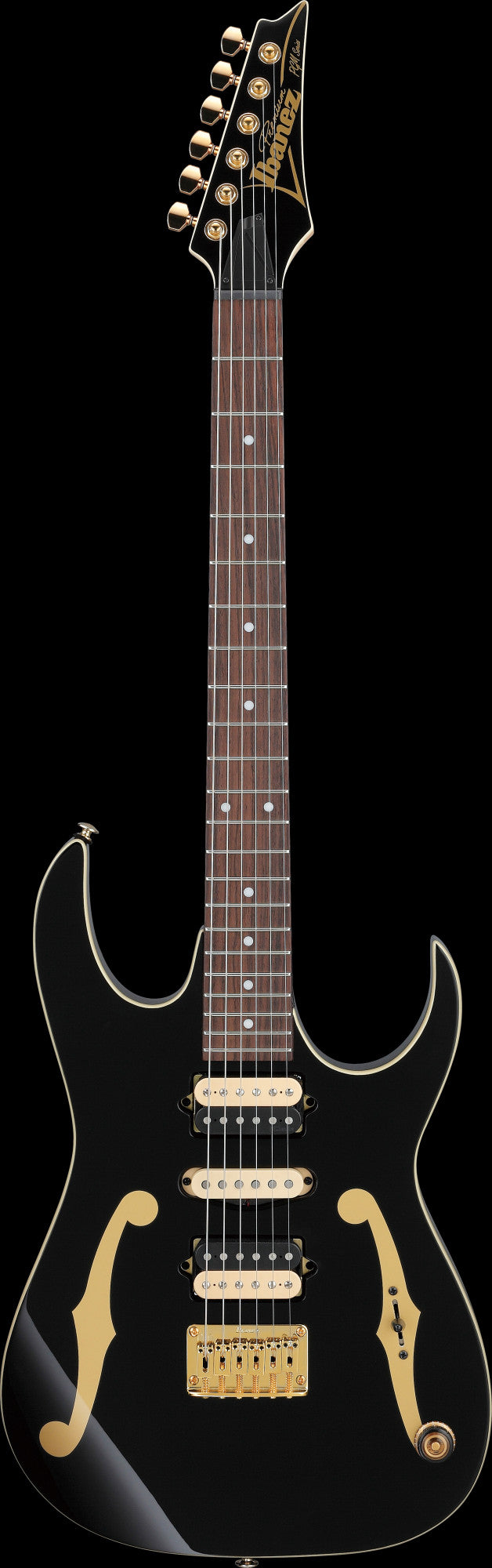 IBANEZ Paul Gilbert Signature E-Gitarre 6-String - Black + Gigbag