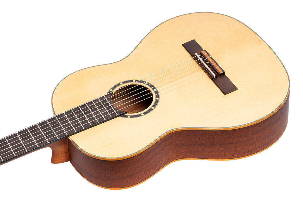 ORTEGA Family Series 4/4 Konzertgitarre 6 String Lefty - Mahagoni Natur + Bag