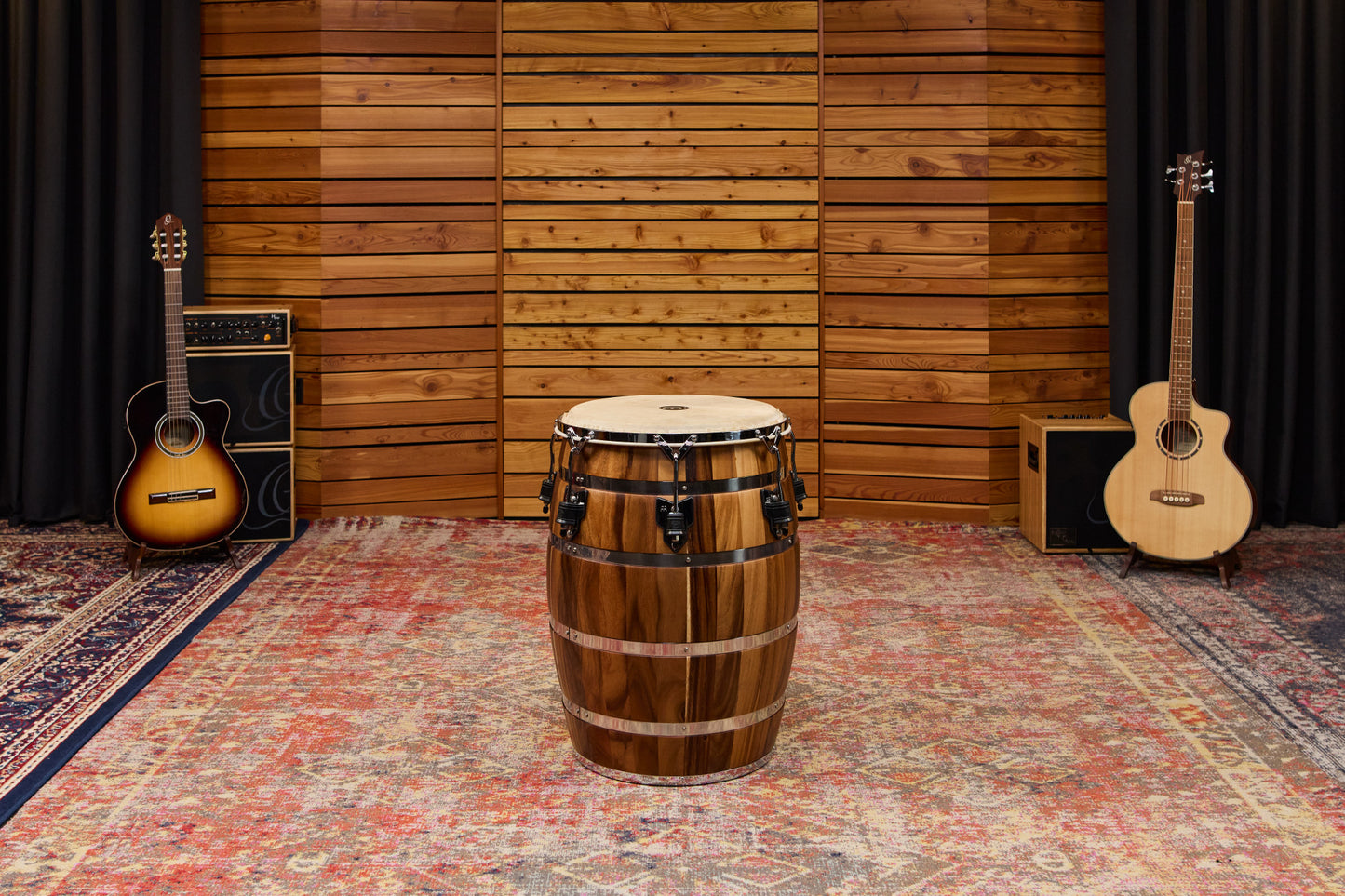 MEINL Percussion Barril de Bomba 16" Buleador, Chrome Hardware