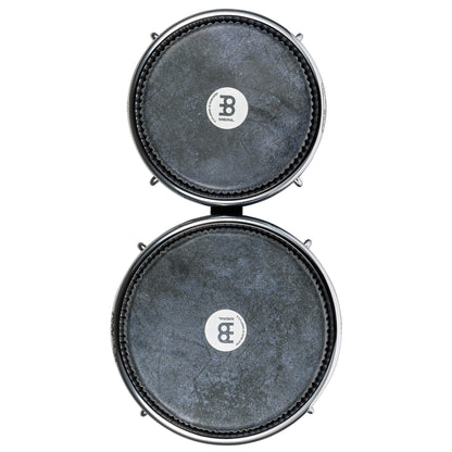 MEINL Percussion Artist Series Bongo William "Kachiro" Thompson, REMO® Black Calfskin Skyndeep Heads - 7" & 8 1/2" Electric Sky