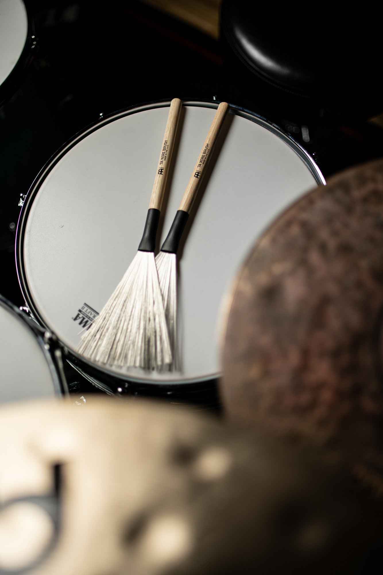 MEINL Stick & Brush - 7A Fixed Wire Brush